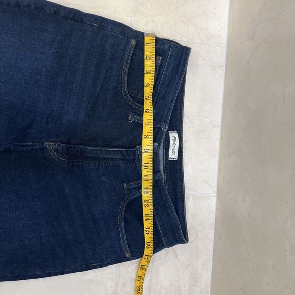 Madewell Size 30 Jeans Curvy High-Rise Skinny Blue EUC - Picture 2 of 10